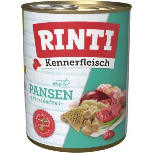 Rinti Hunde-Nassfutter Kennerfleisch Pansen 800 g