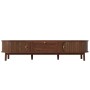 okwish Schrank mit Schubladen für Wohnzimmer 170x39.5x38cm Braun