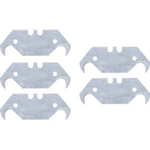 LUX Comfort Teppichmesser-Klingen, 5 Stück, 0,5 mm stark, ideal zum Schneiden von Teppich.