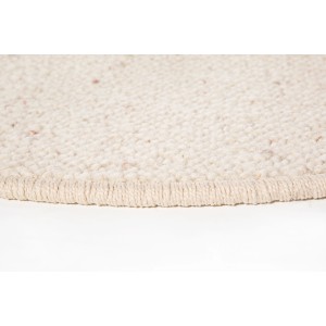 Detailaufnahme: Andiamo Stufenmatte Volterra Creme, 2er Set, Schurwolle, ca. 28x65 cm.