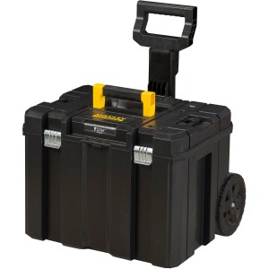 Stanley FatMax Tstak Werkzeugbox mit Rollen und Teleskopgriff, mobiles Aufbewahrungssystem.