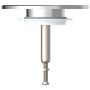Kirchhoff Ablaufstopfen, 70mm, Chrom, für Badewannen. Siphon Zubehör für Spüle.