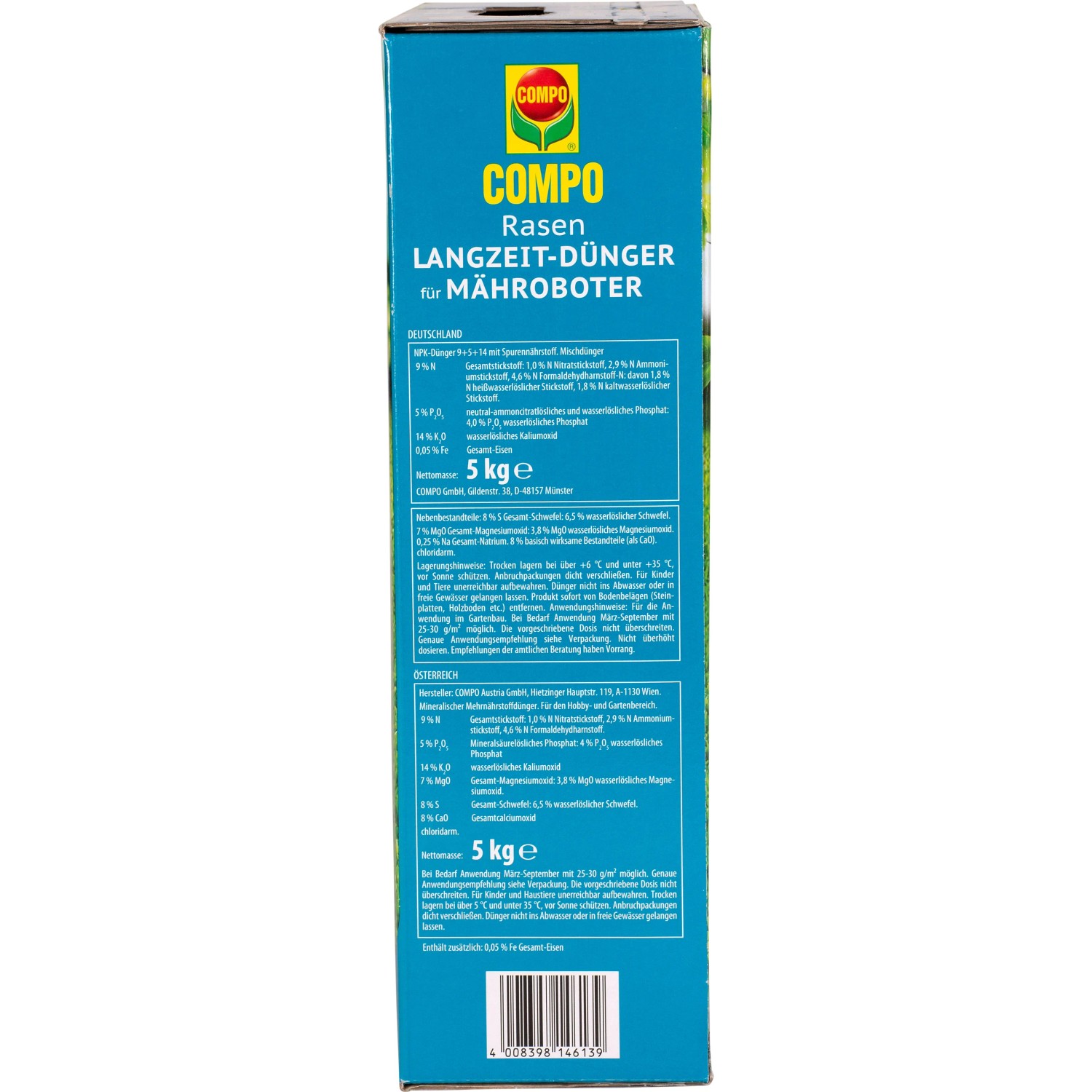 Compo Rasen-Langzeitdnger fr Mhroboter 5 kg kaufen bei OBI