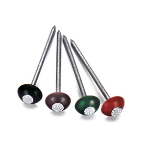 Super-Nägel in Schwarz, 200 Stück, zur Befestigung von Bitumenbedachung.