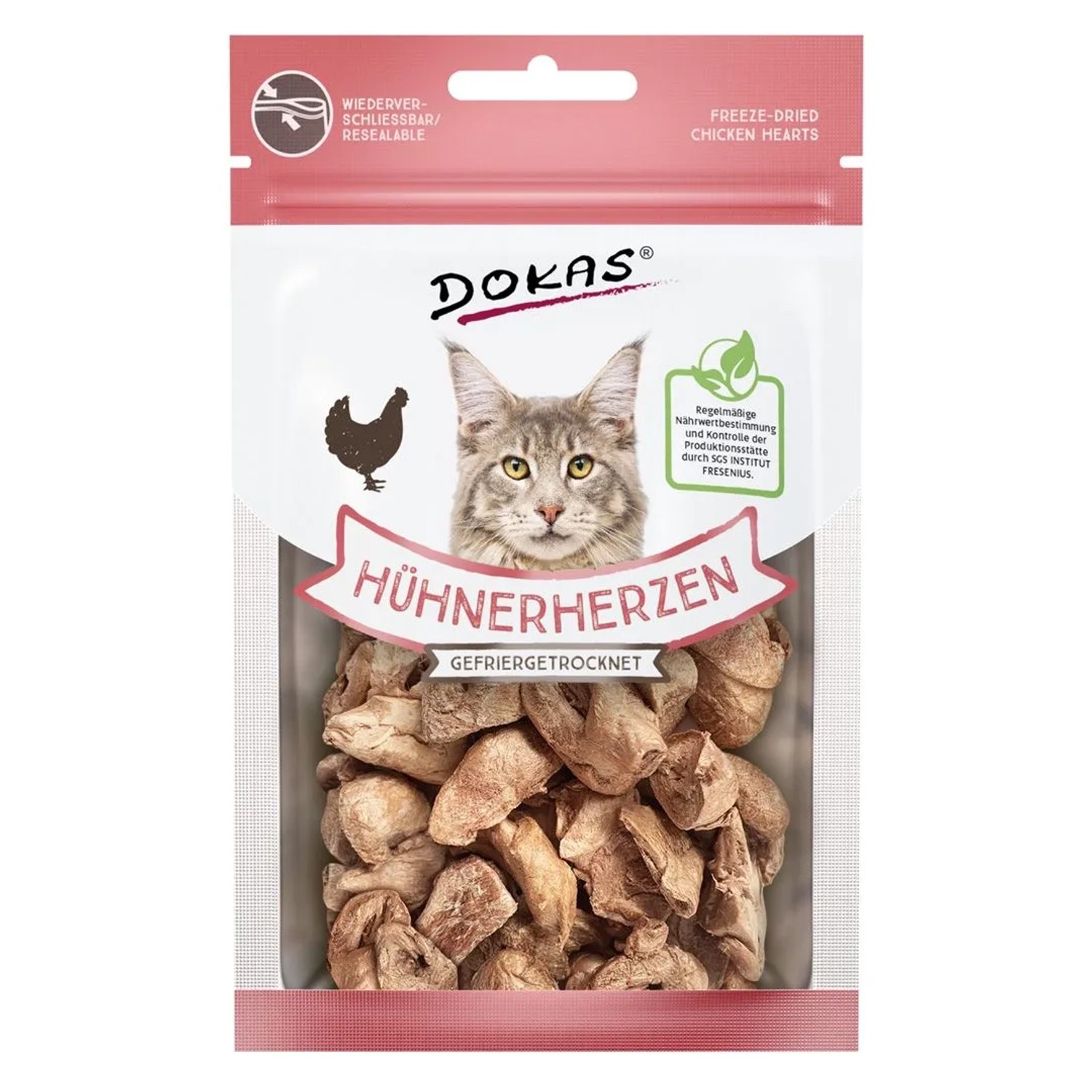 Dokas Hühnerherzen gefriergetrocknet 15 g_2