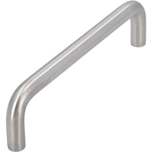 Siro Möbelgriff 901, Edelstahl feingeschliffen, Lochabstand 128 mm.