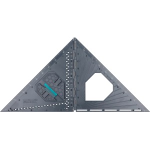 wolfcraft Mess- und Markierwinkel Vario 3D Pro, klappbarer Winkelmesser für Flächen und 3D-Werkstücke.