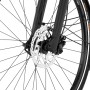 Detailaufnahme Vorderrad mit Scheibenbremse des Fischer E-Bike Viator 6.0i.