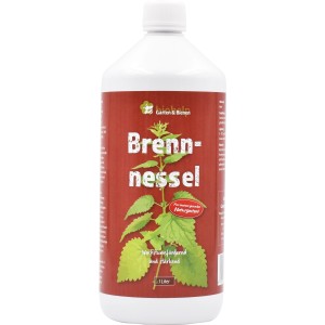 Biohelp Brennnessel Konzentrat zur Pflanzenstärkung und Wachstumsförderung im 1 Liter Behälter.