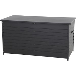 Siena Garden Kissenbox Sabano, anthrazit, 160x79x83cm, ideal zur Aufbewahrung von Gartenauflagen.