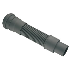 Flexibler, grauer HT-Anschluss von Kirchhoff, 50 mm x 500 mm, für Spülen-Siphons.