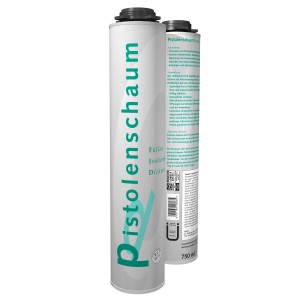 PU-Pistolenschaum 750ml, Bauschaum zum Montieren und Füllen von Hohlräumen.