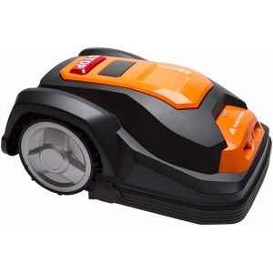 Yard Force Mähroboter SA900B für bis zu 900 m² Rasenfläche, schwarz-orange.