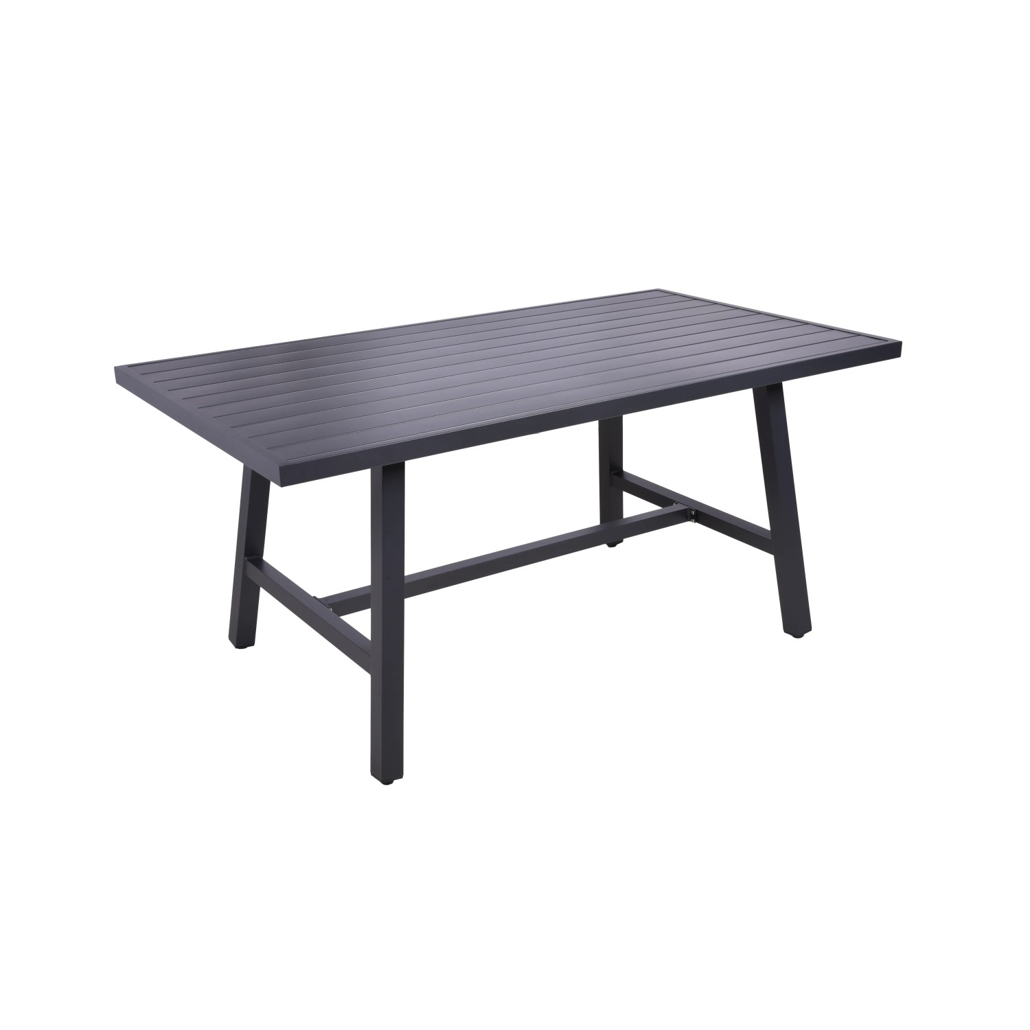 Garden Pleasure Gartentisch Denia Rechteckig Schwarz 89,5 cm x 160 cm kaufen bei OBI