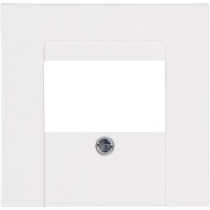 Kopp Athenis TDO Abdeckung reinweiß für Telefon-Anschlussdose.