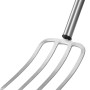 Fiskars Xact Spatengabel M für steinige Böden, 4 Zinken aus Stahl.