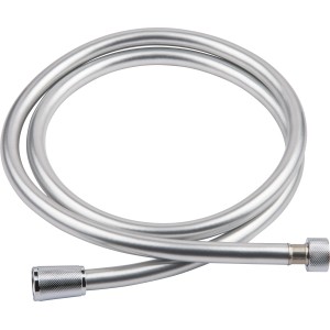 Silberner baliv Brauseschlauch, 150 cm, für Handbrausen. Flexibler Duschschlauch mit Verdrehschutz.