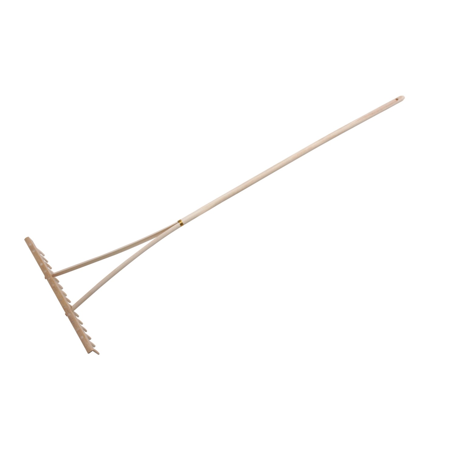 LUX Holzrechen mit 55 cm Arbeitsbreite zum Einebnen von Erdreich und für Rasenflächen.