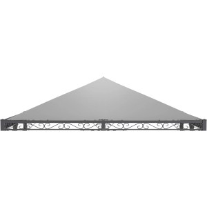 Eleo Sonnensegel 400 cm x 400 cm für Pavillon Palermo/Tornio Lichtgrau