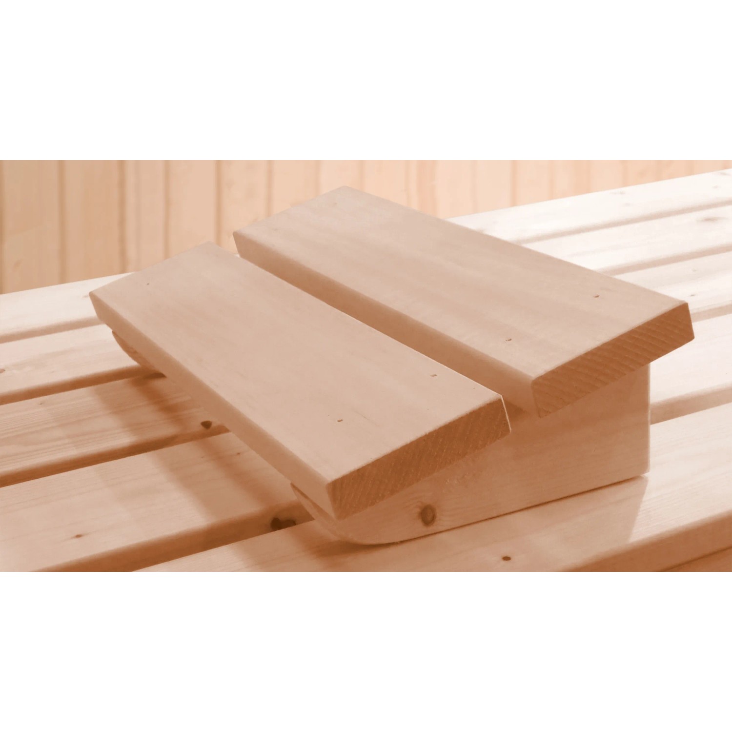 Weka Sauna Kopfstütze aus Holz für Massivholzsauna oder Elementsauna.