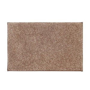Floordirekt Badematte Nasa Waschbar Verstärkte Kanten Braun 60 x 90 cm