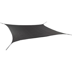 Graues Peddy Shield Vierecksegel HDPE, 300x400 cm, für Sonnenschutz im Garten oder auf der Terrasse.