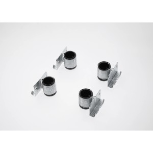 Stellfüße OPTIkult zum Höhenausgleich für Küchenschränke, Metall, 4 Stück.
