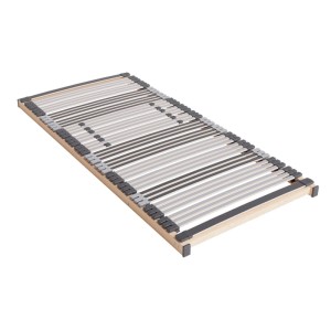 Vormontierter 7-Zonen Lattenrost 100x220 cm mit Federleisten, hergestellt in Deutschland.