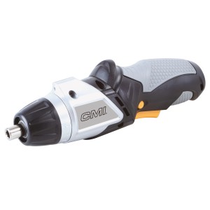 CMI Akku-Bohrschrauber 3,6 V mit Akku. Kompakter Akkuschrauber in Silber, Schwarz und Grau.