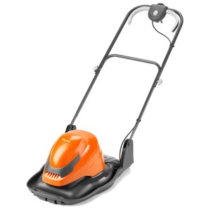 Gardena Elektro-Luftkissenmäher SimpliGlide 360, orange/schwarz, für präzises Rasenmähen ohne Radspuren.