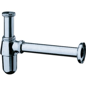 Hansgrohe Tassensiphon Standardmodell in Chrom für Waschbecken.