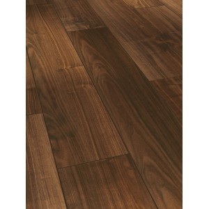 Parador Laminat Trendtime 1, 8mm, wasserfest, Walnuss-Optik für Wohn- und Gewerberäume.