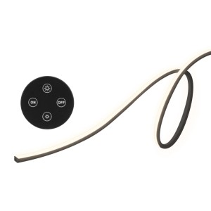 OSRAM Acoustic LED Streifen Starter-Set, schwarz, warmweiß leuchtend, mit Fernbedienung. Dimmbarer LED-Strip.