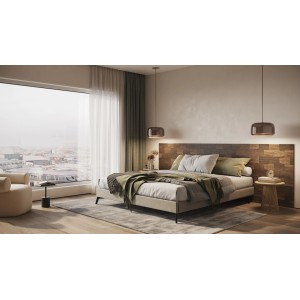 Rebel of Styles Holzverblender UltraWood Big Square 45 cm x 20 cm Braun