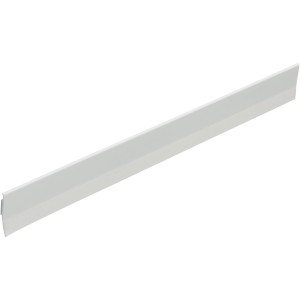 Selbstklebende Abdeckleiste 25 mm mit Dichtlippe Nutzlänge 137,5 cm Weiß