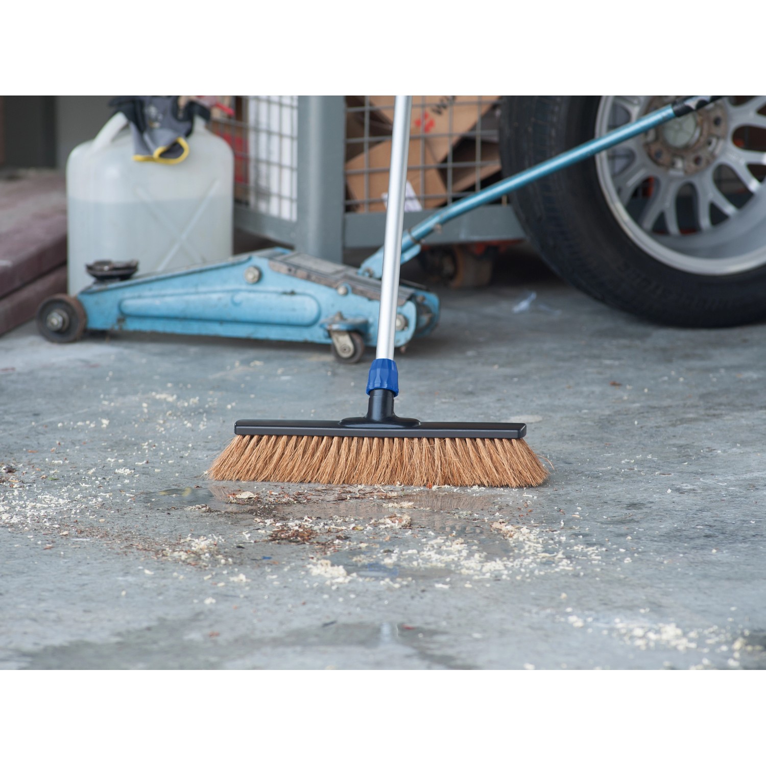 LUX Besenkopf Professional Kokos 60 cm zum Kehren von grobem Schmutz.