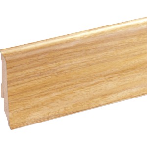 FN Neuhofer Sockelleiste K0210L Eiche Vallees, PVC-Leiste mit Dichtlippe und Clip-System.