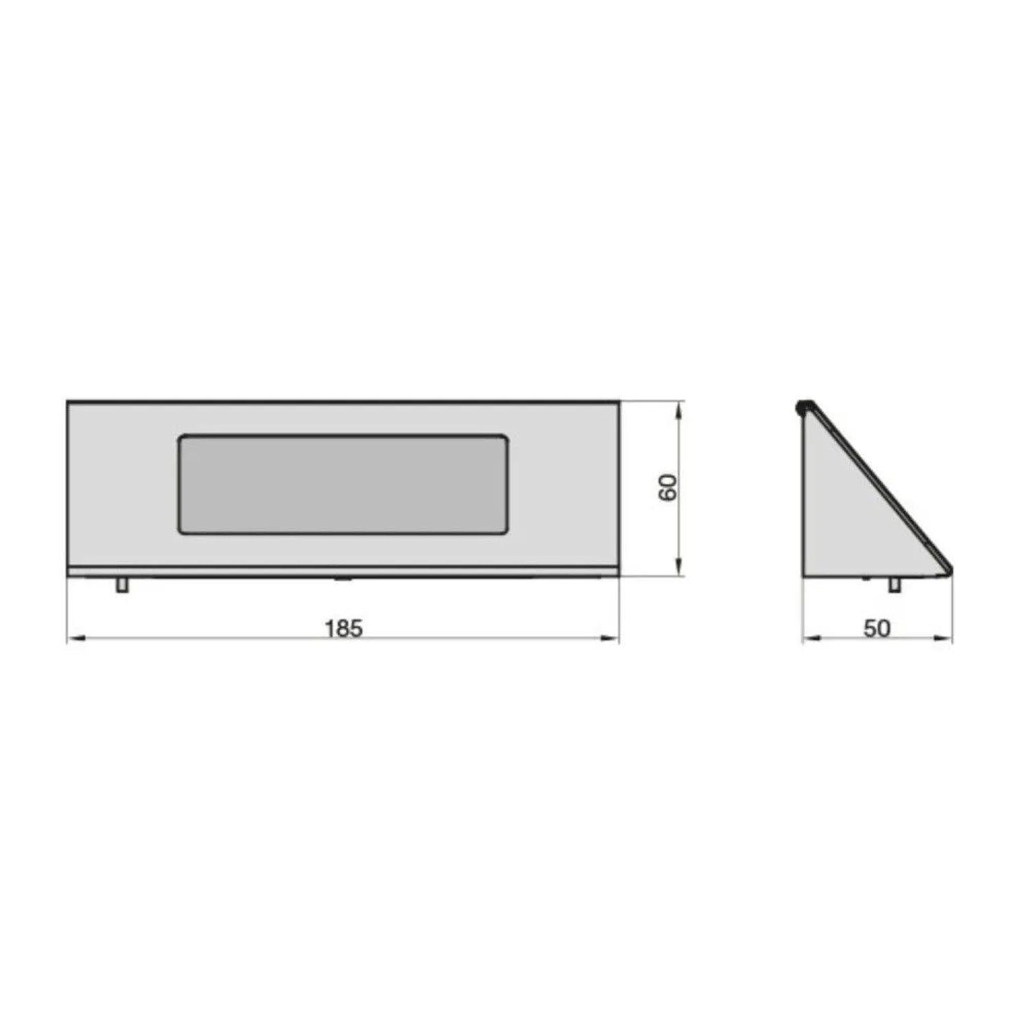 Basi SolarWandleuchte SWL 60 für Hausnummern mit 4 Weißen LEDs Material ...