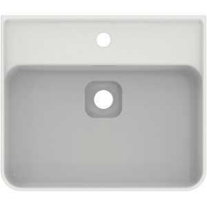 Ideal Standard Strada II Handwaschbecken, 50 cm, Weiß, mit Hahnloch und Überlauf.