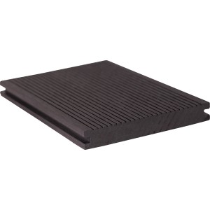 GroJa BPC Terrassendiele Novel, schwarz, 2,2x14x400cm, robust und pflegeleicht.