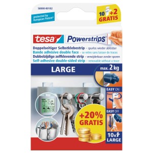 Tesa Powerstrips Large 12 Stück