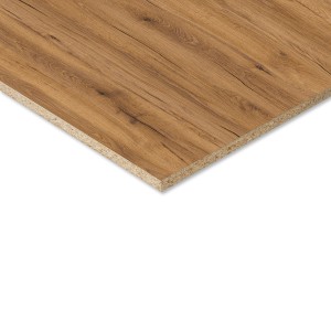 iboard Dekorspanplatte, 280x207x1,9 cm, Eiche Dunkel, für Möbelbau & Regalböden.