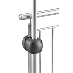 Schneider Sonnenschirmhalterung Maxi, anthrazit, zur Befestigung am Balkongeländer.