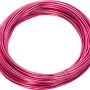 Pinker Aludraht, Ø 1,6 mm, 12 m, gewickelt. Ideal zum Basteln und für Floristik.