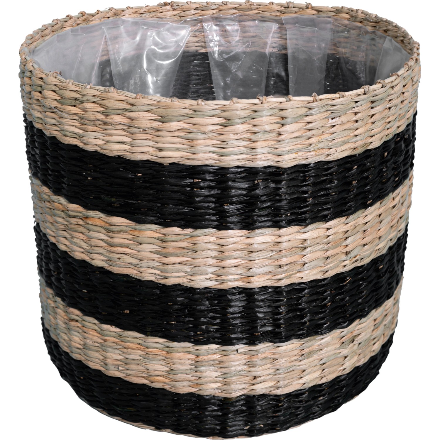 Seegras-Korb 32 cm x 35 cm x 35 cm Natur-Anthrazit kaufen bei OBI