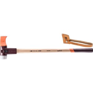 Halder Simplex Spalthammer mit Tempergussgehäuse, Hickorystiel und Schneidschutz.