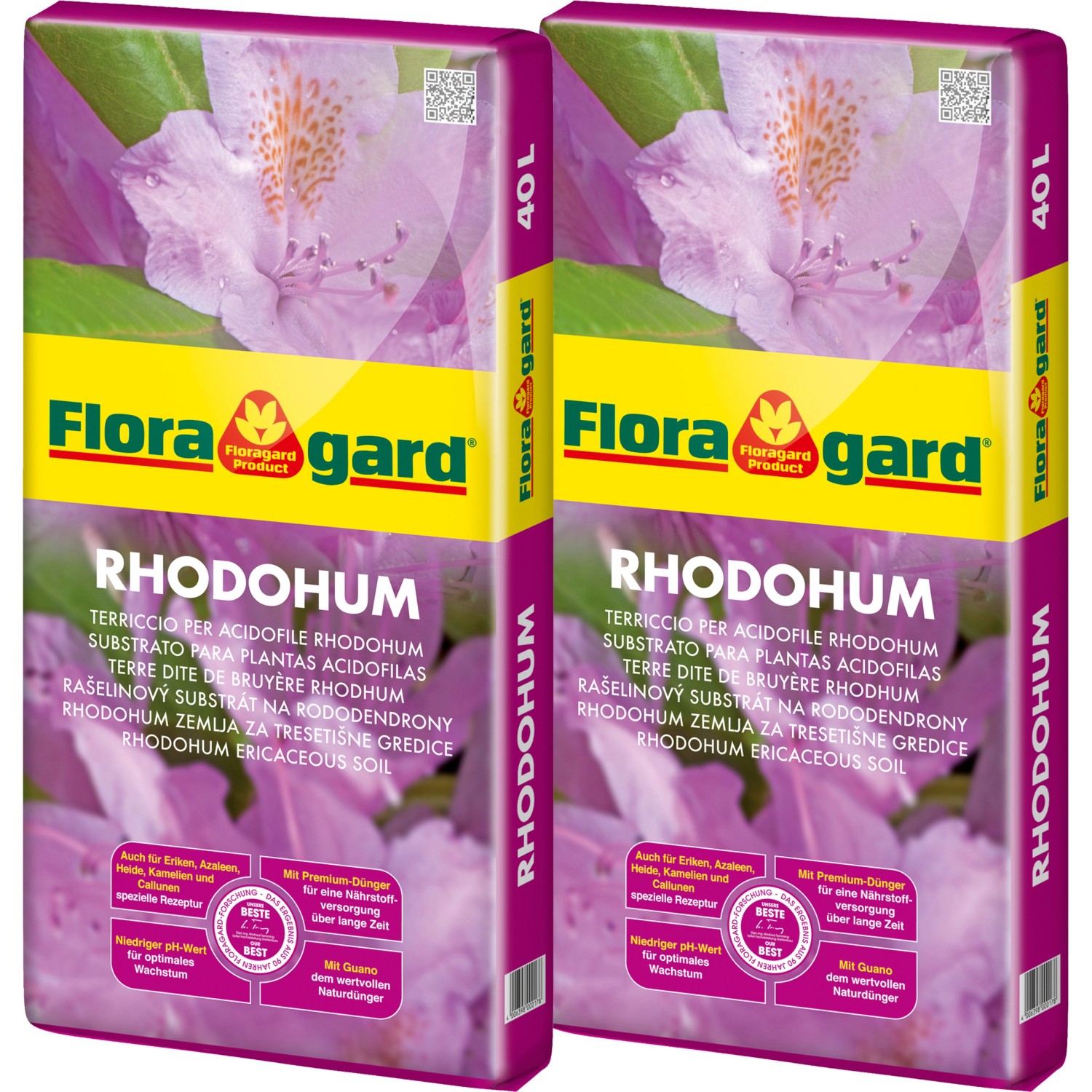Floragard Rhodohum Rhododendronerde 2 x 40 l kaufen bei OBI