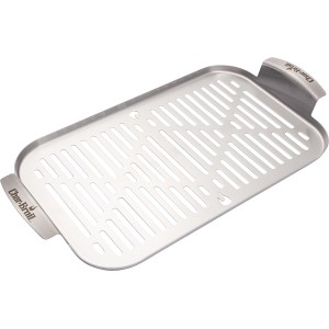 Char-Broil Grill+ Grillpfanne aus Edelstahl, ideal für Gemüse und Fisch auf dem Grill.