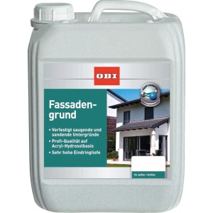 OBI Fassadengrund Transparent 1 l im Kanister. Grundierung für saugende Untergründe.