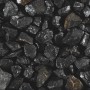 Nahaufnahme: Scherf Basaltbruch 22-32 mm, Zierkies/Ziersplitt, schwarz, gewaschen.